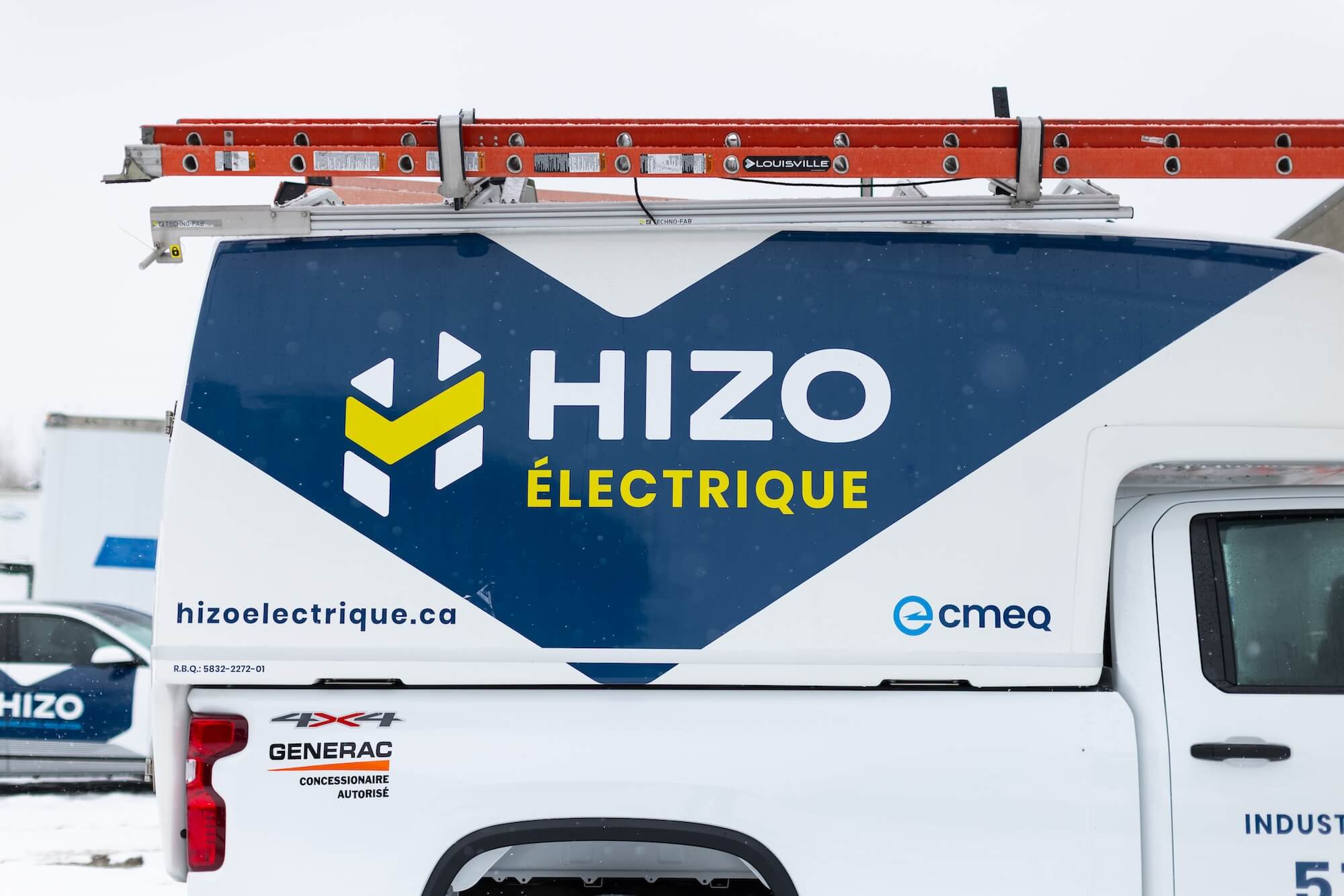HIZO Electric truck - electrical services Greater Montreal