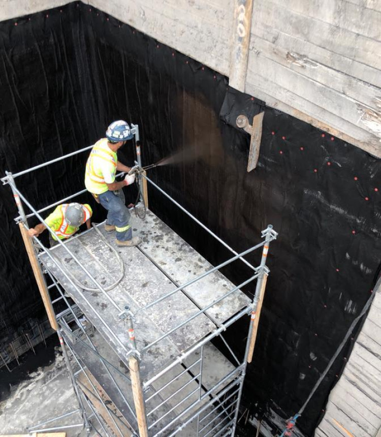 Berlin wall waterproofing Quebec
