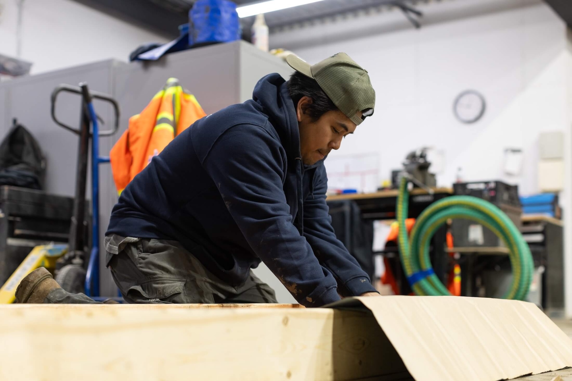 Fabrication de moule pour isolation par technicien HIZO