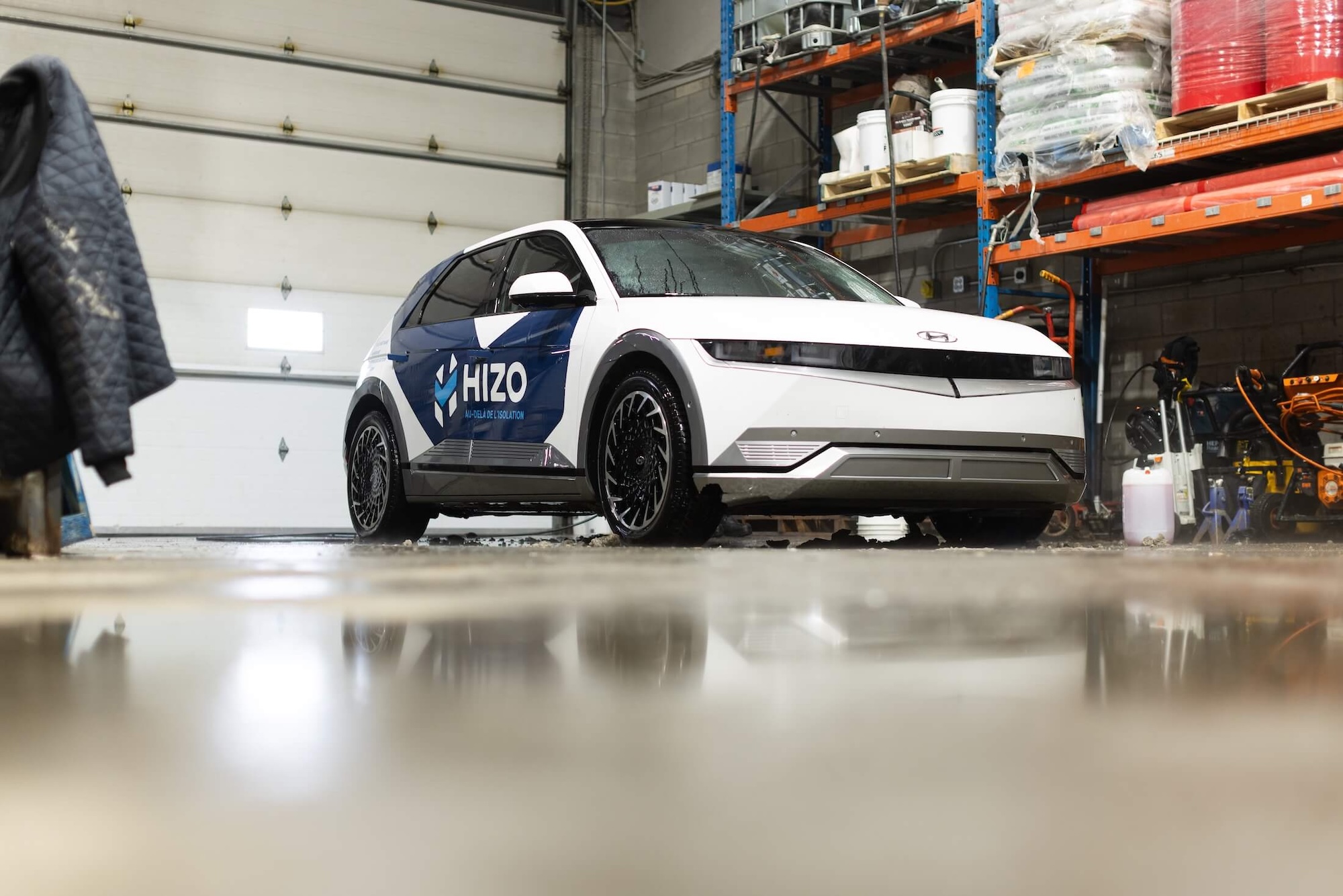 HIZO electric vehicle — eco-friendly fleet