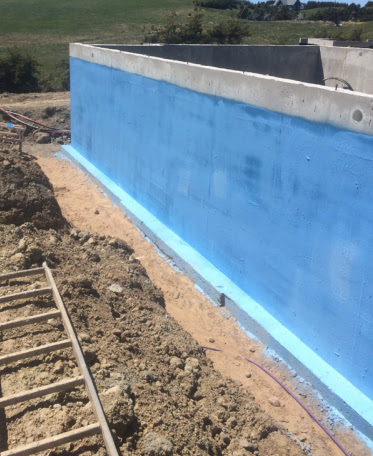 Membrane liquide imperméabilisation fondation Québec HIZO