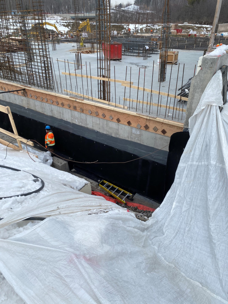 Membrane polyurea fondation HIZO